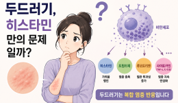 두드러기, 히스타민만의 문제일까? 비만세포 염증 반응까지 정리