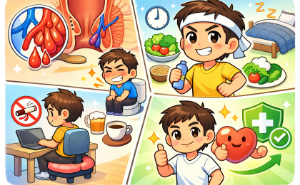 치질, 생활 습관이 중요한 이유 | 항문 혈관 부담을 줄이는 관리법